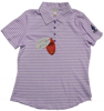 Greg Norman Microlux Stripe Polo - Orchid
