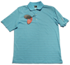 Greg Norman Microlux Stripe Polo - Sky 